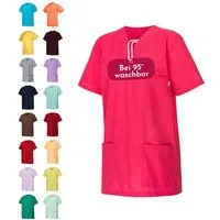 Clinotest Funktionsbluse Kasack Damen & Herren - 95 Grad waschbare, kochfest ohne einzulaufen (1-tlg) Schlupfkasack aus Baumwolle & Polyester - Berufsbekleidung für Pflege
