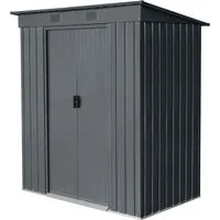 GARDEN 'N' MORE Gerätehaus Pultdachhaus Basic plus, BxT: 174x110 cm, einfacher Aufbau, Langlebig, mit Lüftungsschlitzen