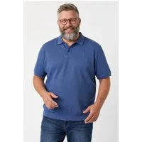 Men Plus Poloshirt Poloshirt Bauchfit Basic Piqué Halbarm