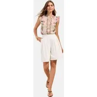 Friends Like These Rüschenbluse Friends Like These Premium Bluse mit Rüschendetail (1-tlg)