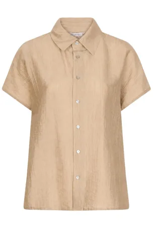Esqualo - Bluse mit Fledermausärmeln beige - Gr. - 34