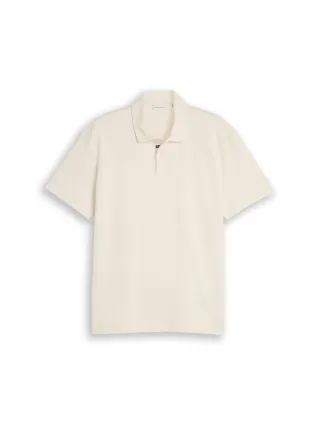 Tom Tailor - Poloshirt aus Jacquard gardenia white - Gr. - L