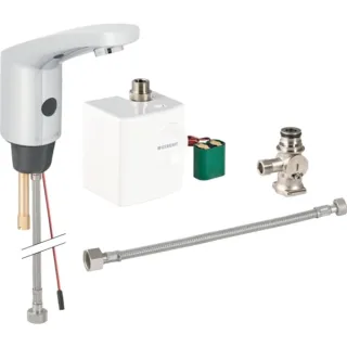 Geberit HyTronic185 Waschtisch-Armatur Infrarot/Generator berührungslos mit Untertischmischer 116365211