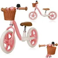 lionelo Laufrad ALEX PLUS Durchmesser 30,5 cm (12 Zoll) Zoll, inklusive Korb und Glocke/ideal zum Erlernen des Fahrradfahrens
