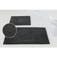 OTTO home Badematte Kaelan, weicher Chenille, Höhe 14 mm, rutschhemmend beschichtet, fußbodenheizungsgeeignet, Polyester, rechteckig, Badvorleger, Badteppich weiches Chenille, pastellfarben, Badezimmer