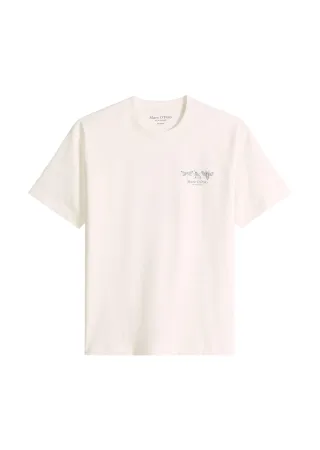 Marc OPolo Casual - T-Shirt loose Silky White - Gr. - L