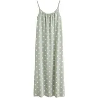 Next Jerseykleid Maxikleid mit schmalen Trägern (1-tlg)
