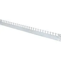 Kabelabfangschiene 19" für Unique & Dynamic, Kabelführung silber, für 600mm tiefe Netzwerkschränke der Unique- und Dynamic Serie