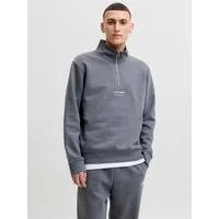 Jack & Jones Sweatshirt JJESOHO SWEAT QUARTER ZIP HN NOOS Baumwollmischung, relaxed fit