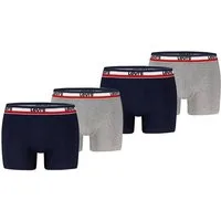 Levi's® Boxershorts LEVIS MEN REPEAT SPW LOGO BOXER BRIEF 4P (Spar-Pack, 4-St., 4er-Pack)