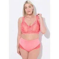 Ulla Popken Bustier Bralette Spitze Reißverschluss ohne Bügel