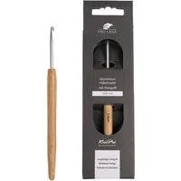 KnitPro Häkelnadeln KnitPro NATURAL Aluminium Häkelnadel, Garnhäkelnadel mit Holzgriff, Birkenholzgriff, Aluminium, 0,5-12 mm