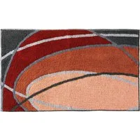 REDBEST Badematte Badematte "Lynn", Höhe 20 mm, eckig, Grafik/gemustert