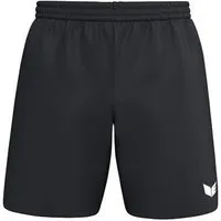Erima Trainingshose Calcutta (100% Polyester, elastisches Material) kurz schwarz Herren