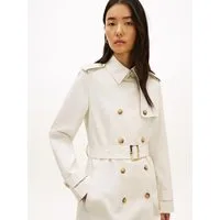 Tommy Hilfiger Trenchcoat SLIM COTTON MIDI TRENCH