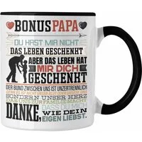 Trendation Tasse Bonus Papa Tasse Stiefvater Geschenk Stiefvater Vatertag Lustiger Spr