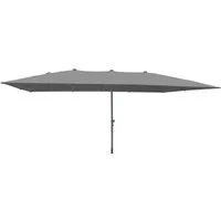 Leco Rechteckschirm Doppelsonnenschirm Rechteckschirm Partyschirm rechteckig, LxB: 460x460 cm, Ohne Schirmständer, 460 x 270 x 247 cm