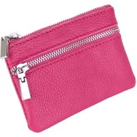MIRROSI Mini Geldbörse Kleines Portemonnaie MADE IN ITALY Echtleder (14,5x9,5x1cm BXHXT), viele tolle Trendfarben zur Auswahl, leicht