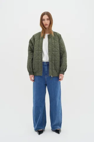 Jacke Baggy fit Beetle Green