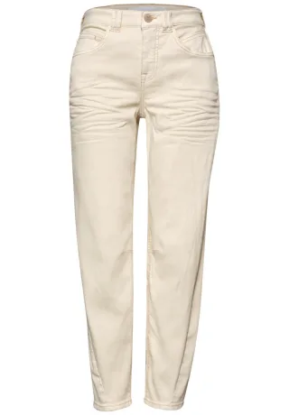 Street One - Barrel Fit Hose beige - Gr. - 28