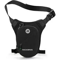 ROCKBROS Beintasche Motorrad Hüfttasche Bein Wasserdicht mit Abnehmbarem Beingurt (für Damen Herren Motorrad Wandern Outdoor), Reflektierend
