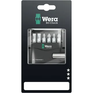 Wera Bit-Check 7 Universal 1 SB, 7-teilig - 05073406001