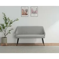OTTO home Essbank Darragh, schwarze Metallbeine, pflegeleichter Webstoff Bezug, Breite 140 cm