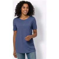 Sieh an! T-Shirt Longshirt Kurzarm