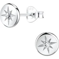 ALEXANDER YORK Paar Ohrstecker SPARKLING STAR, 2-tlg., 925 Sterling Silber