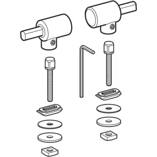 Geberit Scharniere m. Absenkautomatik, 1 Paar 598117000