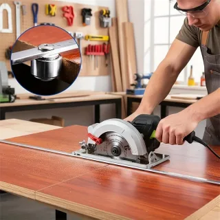 Positioning Calipers for Precise Measurements Easy Wood Cutting Stainless Steel Precision Cutting Guide for Circular Saw