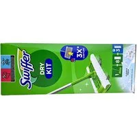 Swiffer Staubbesen Swiffer Dry Kit Bodenwischer Starterset 1x Bodenstab 8 Trocken+3 Wet T