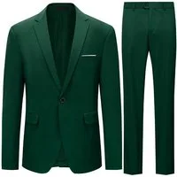 Allthemen Anzug (2 tlg) Slim Fit Ein Knopf Herrenanzug im eleganten Look