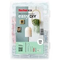easyDIY Deko-Box, Dübel 131-teilig, mit Bohrer, Schrauben, Haken