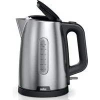 Braun Wasserkocher PurShine WK 1500 BK - 1,7 L, Schnellkochsystem, Anti-Kalk Filter, 1,7 l, 2200 W, 2.000 W, Kocht 200 ml in 45 Sek., 360 Grad Heitzsockel