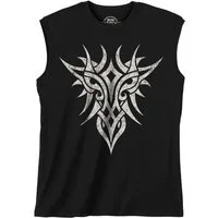Iron Stitch Muscleshirt Iron Stitch Muskelshirt Übergrößen schwarz Tribal