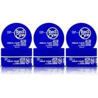 RedOne Haarwachs Haarwachs Styling Wax 150ml Blue, 3-tlg.