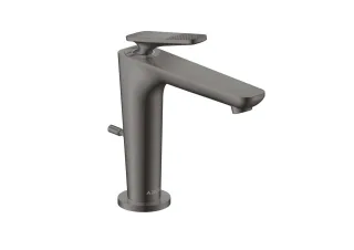 Hansgrohe Waschtischm.125 Axor Citterio C CoolStart m.Zugst.Cubic cut polished black chrome, 490313 49031330