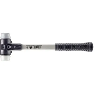 HALDER SIMPLEX - Schonhammer mit verstärktem Tempergussgehäuse und Fiberglasstiel, TPE-mid - 3737.030