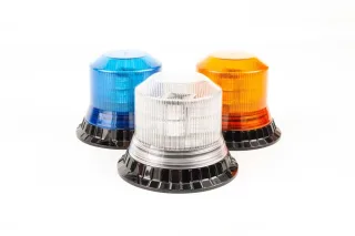 Hochleistungs-Kennleuchte Redtronic TORNADO B110 | 1-Punkt Festmontage | gelb | blau | ECE-R65 Class I | RKL blau transparent