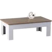 moebel-dich-auf Couchtisch ELEGANCE (in Sibiu-Lärche Nb. im Landhausstil, mit Schublade), 115 cm breit