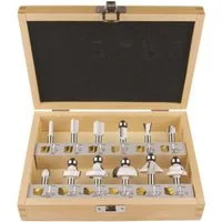 Makita Fräser-Set Fräser Set 8 mm Schaft 12 Stk. (D-53556) für DRT 50 / RP 1800 / RP