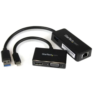 StarTech.com 2-in-1 Surface Pro Adapter Kit | msts3mdpugbk | Schwarz - CE