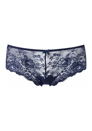 LASCANA - LASCANA Panty black iris - Gr. - 42