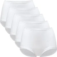Erwin Müller Slip Damen-Taillenslip 5er-Pack Feinripp Uni