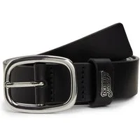 Tommy Jeans Ledergürtel TJW OVAL 3.0 BUCKLE Größenverstellbar mit Logodetail