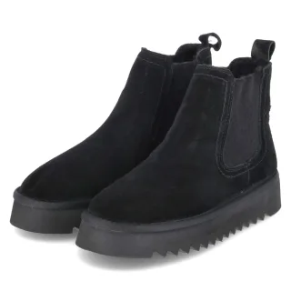 Tamaris Winter-Chelsea Boots - Gr. 40 - Schwarz - Leder & Textil