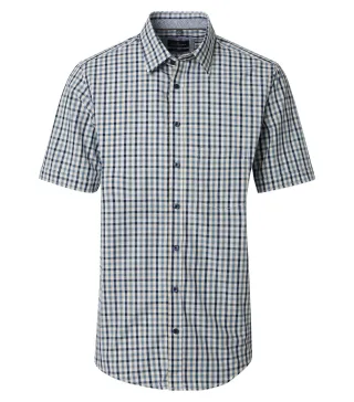 CASAMODA - Freizeithemd blau - Gr. - 3XL