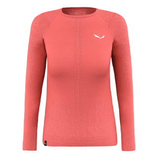 SALEWA - Zebru Responsive Langarm Damen T-Shirt - Schwarz (Gr.34)