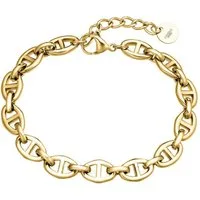 JEWLIX Edelstahlarmband Chunky Edelstahl Armband Gold B5280-G
